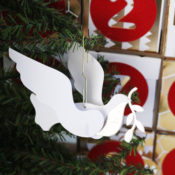 Twelve Days of Christmas Turtle Dove Ornament