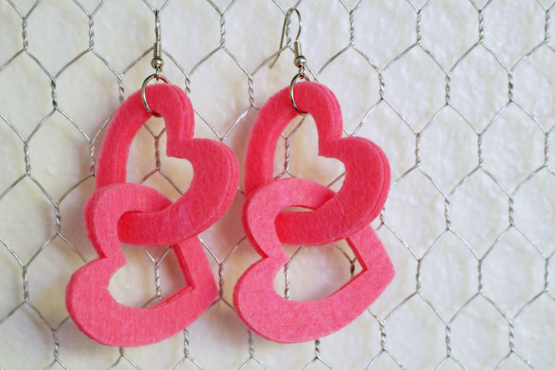 Heart Earrings Free Svg 30 Minute Crafts