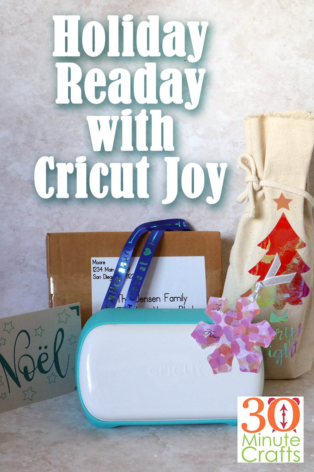 Kitchen Holiday Gifts with Cricut Joy - Crafting in the Rain