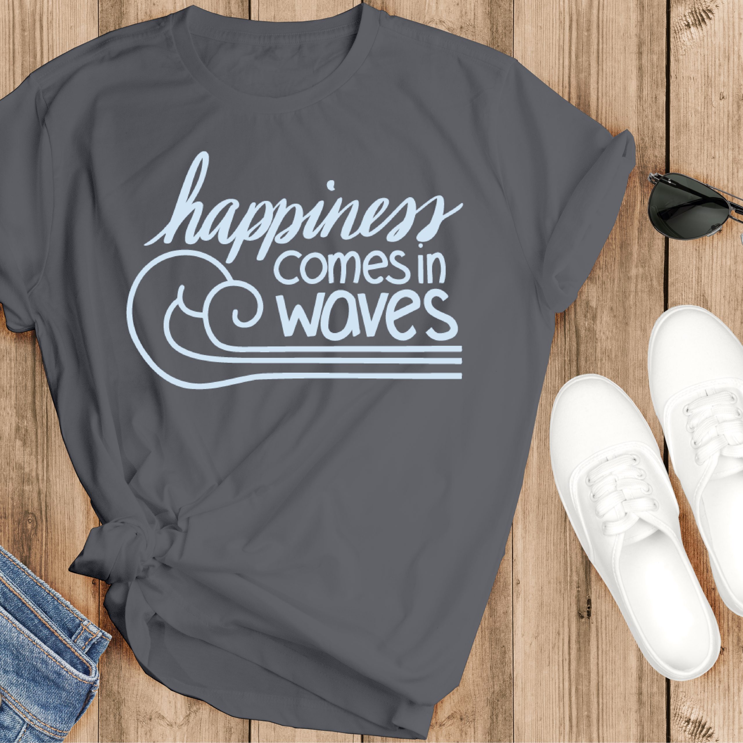 Download Happiness Comes In Waves Ocean Svg File 30 Minute Crafts