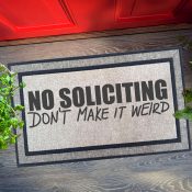 No Soliciting - Don't Make it Weird - FREE SVG file